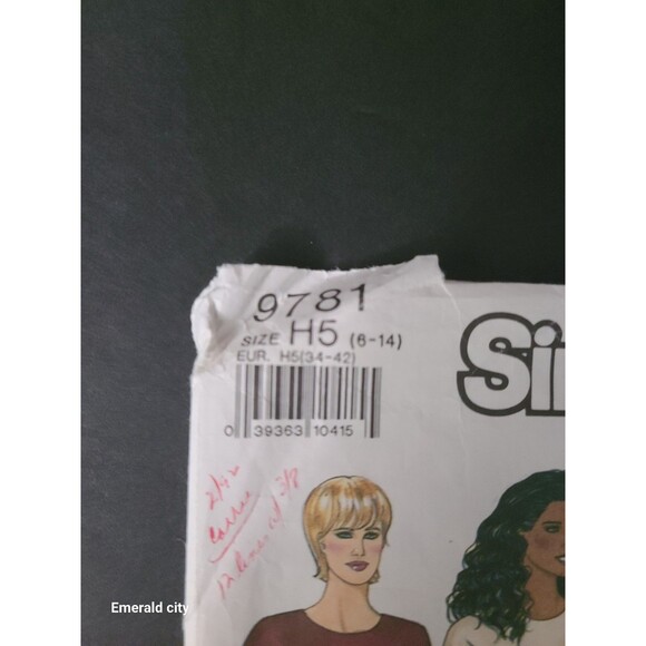 Vtg Simplicity 9784 Womens Sz 6-14 Skirt Fuss Free Fit Sewing Pattern Cut Taylor - Picture 3 of 7